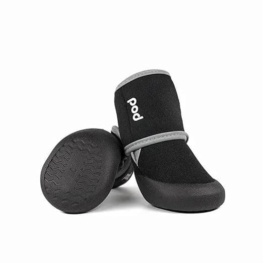 POD Reflective Dog Shoes | Waterproof, Anti-Slip Boots with Adjustable Velcro | Night Visibility & Durable Paw Protection for Outdoor Walking, Running, and Hiking - Extra Large Dogs (XL)