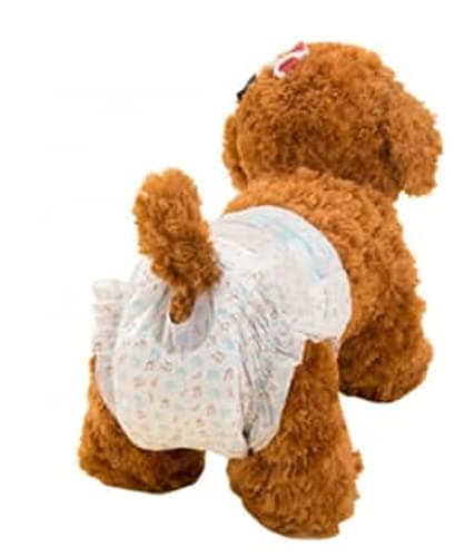 A+a Pets' Super Absorbent Disposable Diapers with Aloe Vera Gel for Puppy & Dogs Female (10pcs./Bag) (Medium)