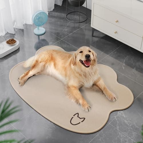 Jungle Theory ChillPaw Cooling Mat for Small Dogs – Summer Pet Cooling Pad for Hot Weather Relief | Soft Non-Toxic Gel-Free Mat for Small Breeds & Cats, Crate or Floor Use – 70 x 50 cm