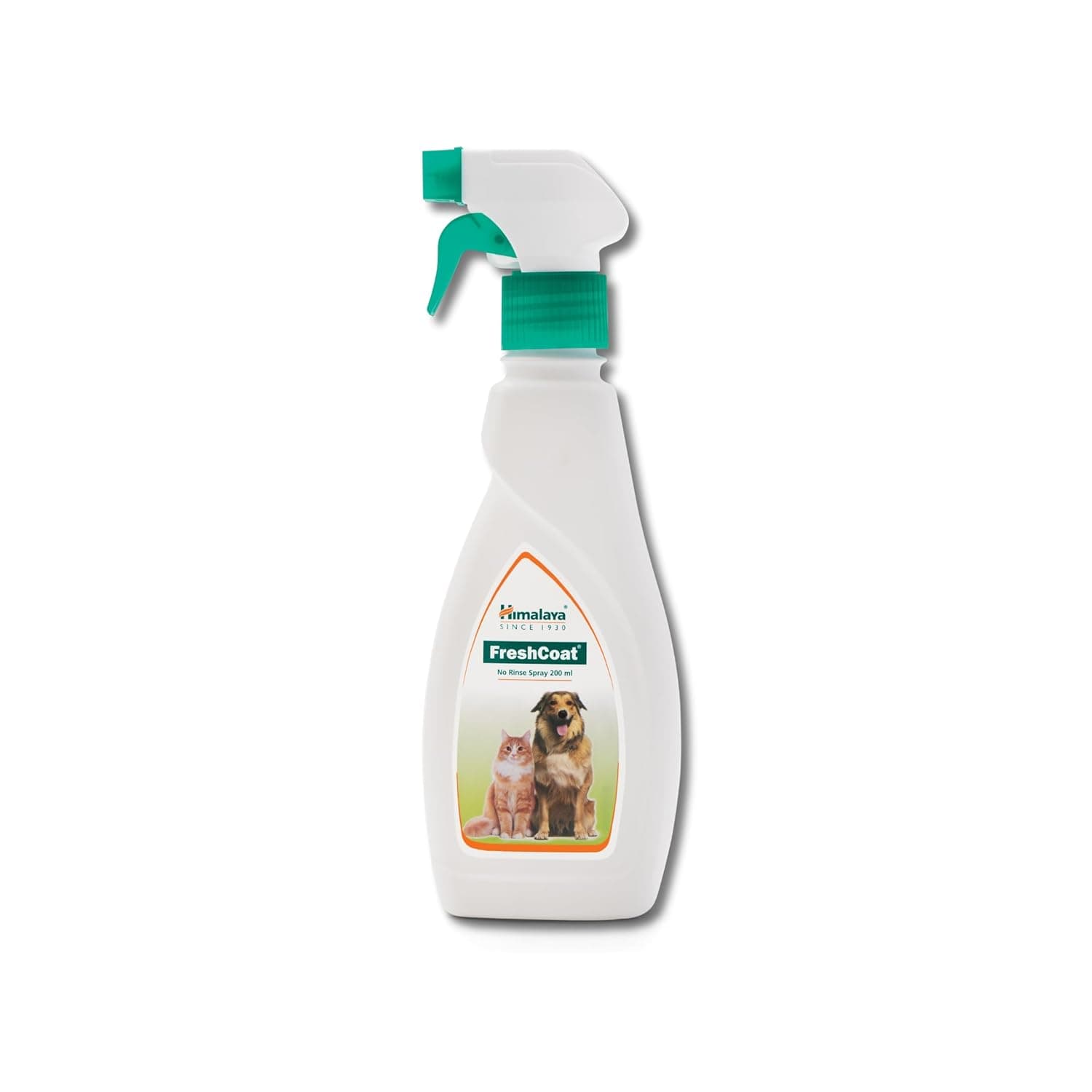 Himalaya FreshCoat No Rinse Spray for Dogs & Cats | Quick Freshness & Skin Hygiene | with Lemon, Vetiver & Holy Basil | 200 ml