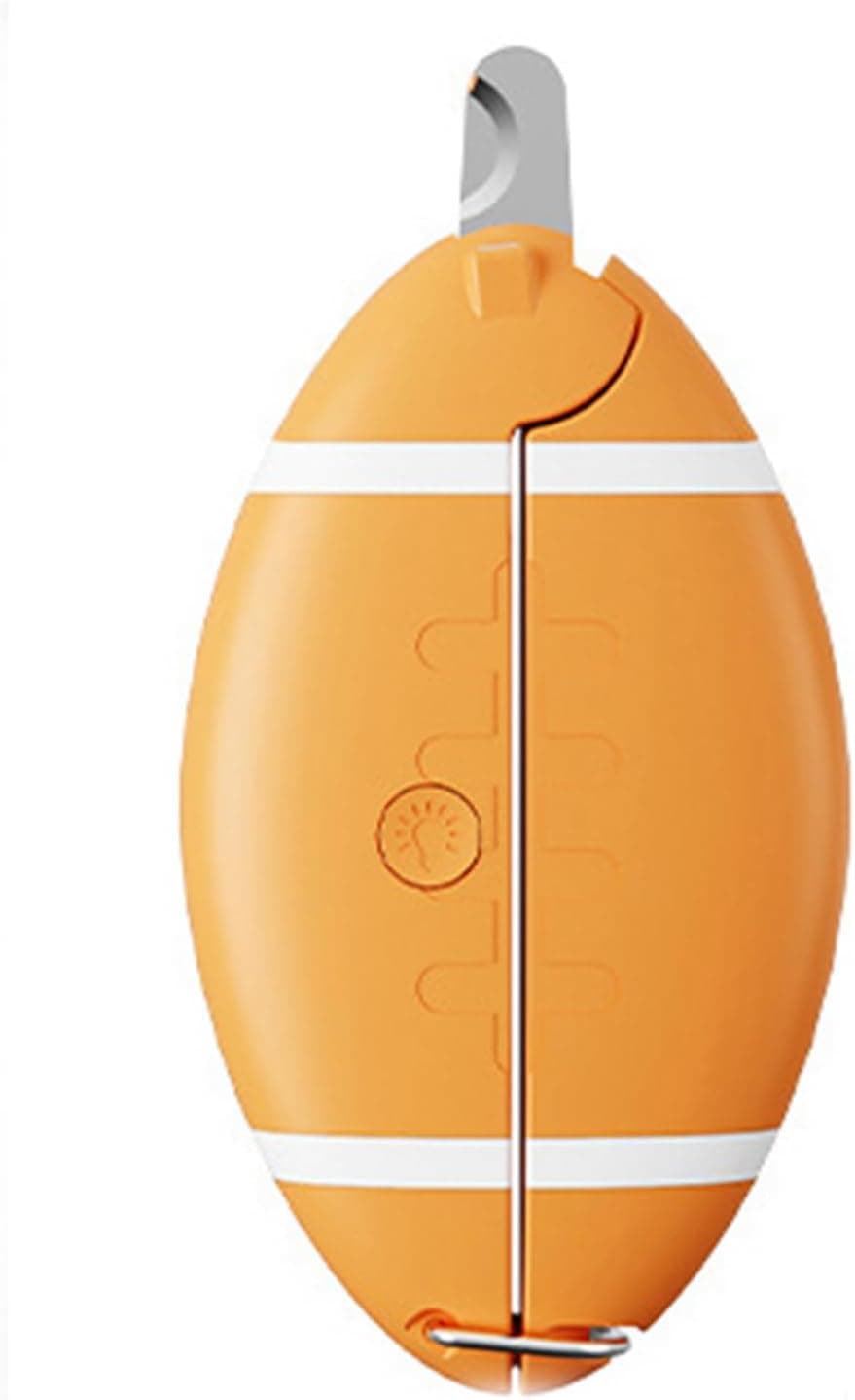 Emily Pets Electric Pet Nail Clipper with LED Light, Efficient and Safe Trimming Tool for Dogs and Cats, Painless, Low Noise Design, Suitable for All Breeds (Orange)