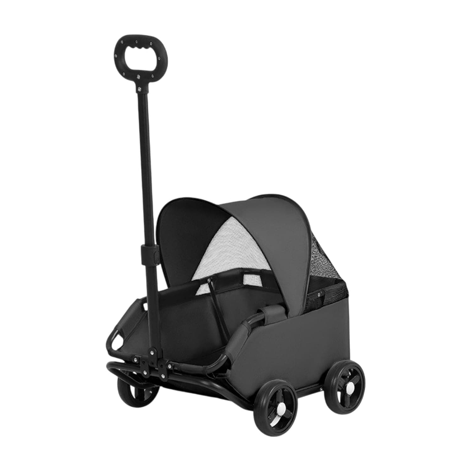 Enakshi® Pet Stroller Portable Dog Pram 4 Wheels Dog Stroller for Small Pet Cats Dogs Black|Pet Supplies | Dog Supplies | Strollers