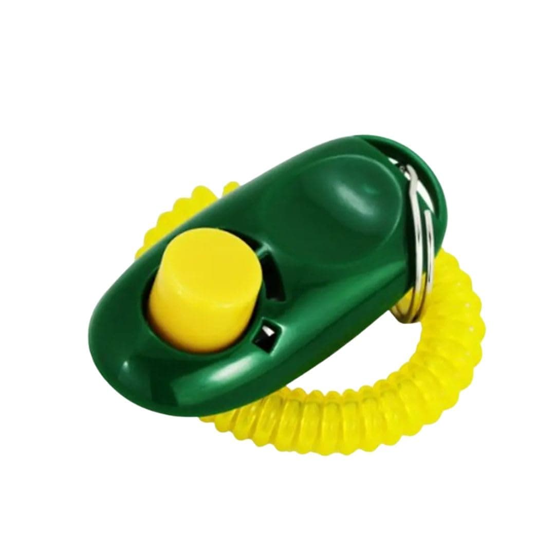 Dog Training Clicker with Wrist Strap - Ergonomic Design, Loud Click Sound for Effective Behavior Training – Ideal for Dogs, Cats, and Birds (Pack of 1)