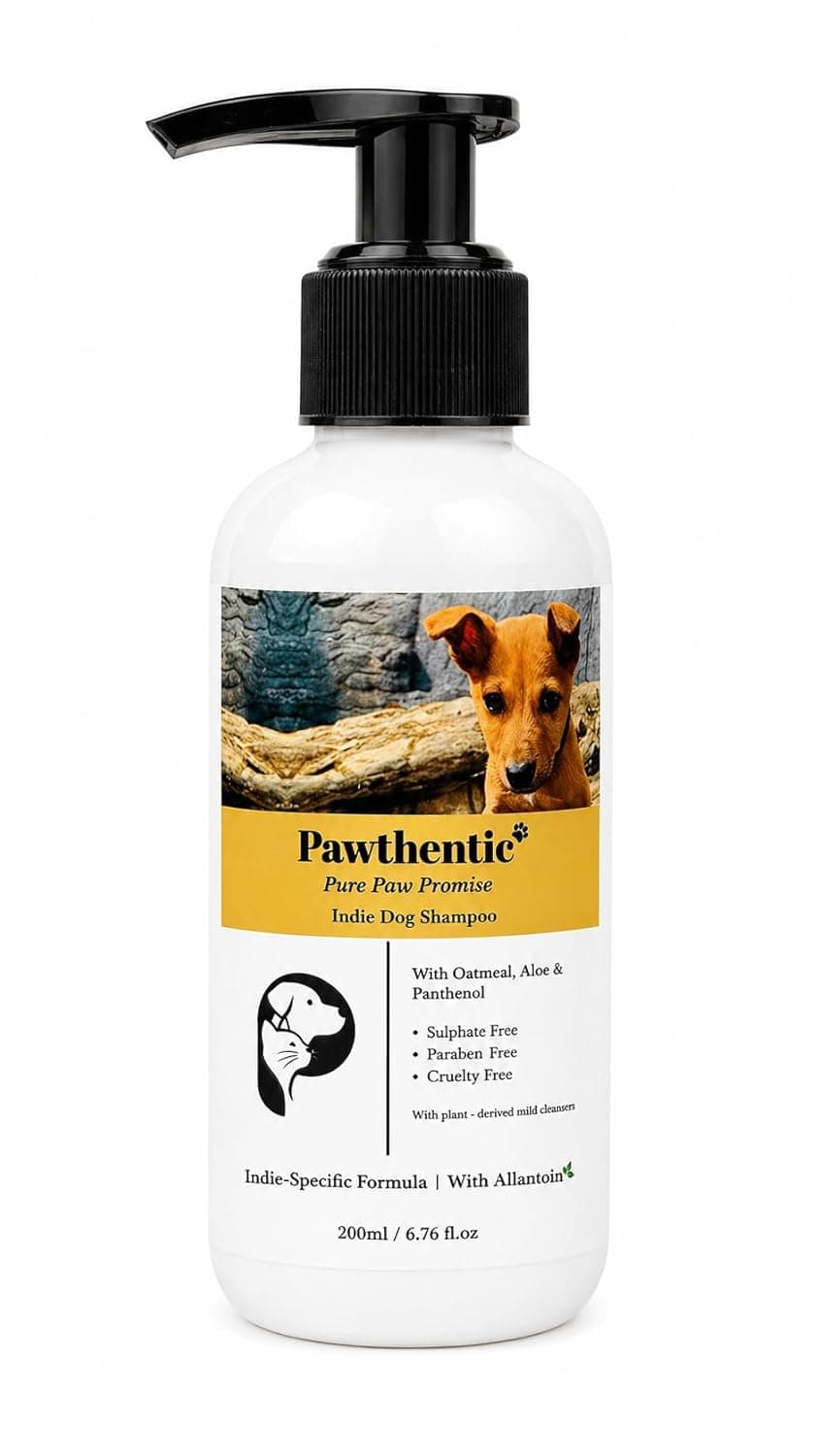 Indie Dog Shampoo | waterless Bath with Oat Extracts, Aloe & Panthenol | Indie - Specific Formula | with Allantoin | 200 ml