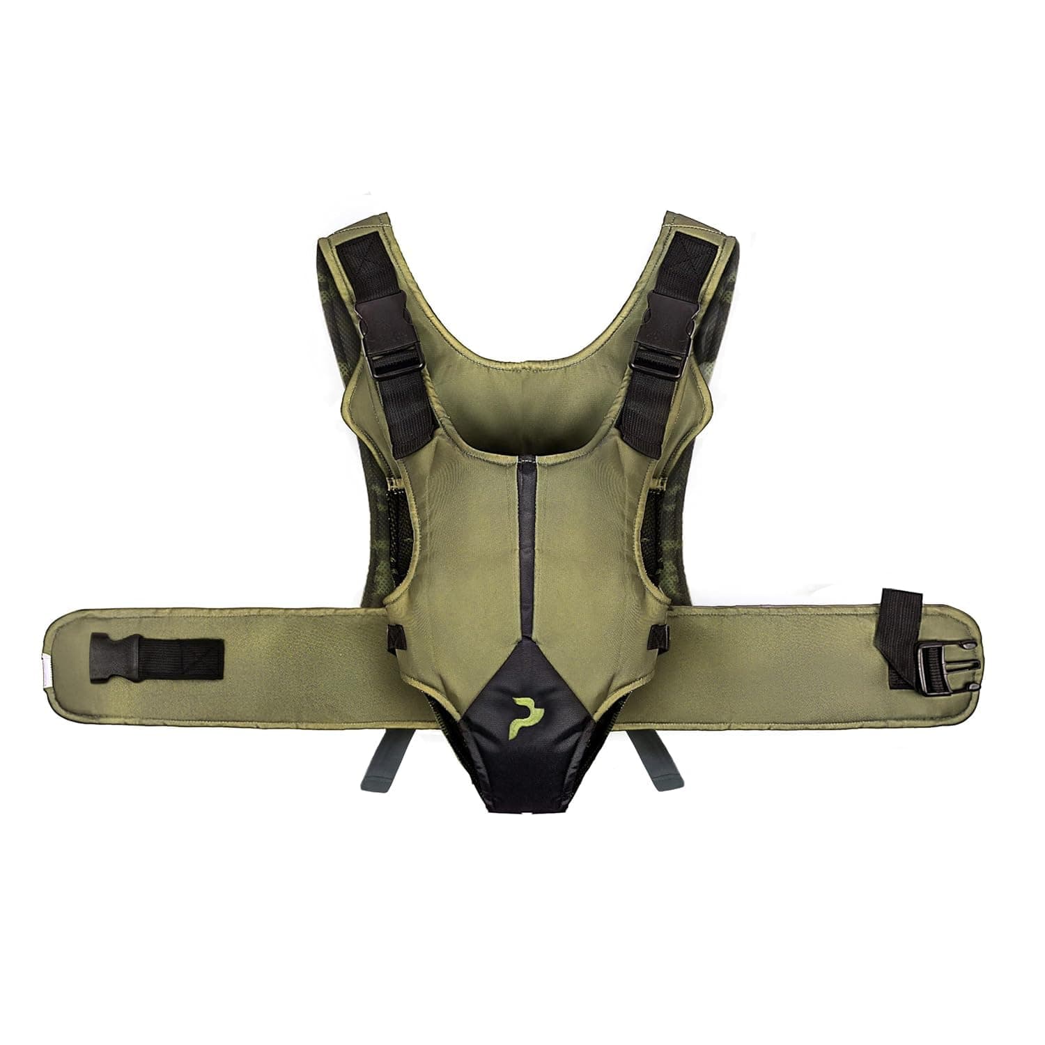 Dog Carrier Backpack Adjustable with Wide Straps and Hip Belt Support, Puppy Travel Carrier Front Pack Breathable Head-Out Backpack, Dog Bag for Travelling. (Green, Upto 10Kg)
