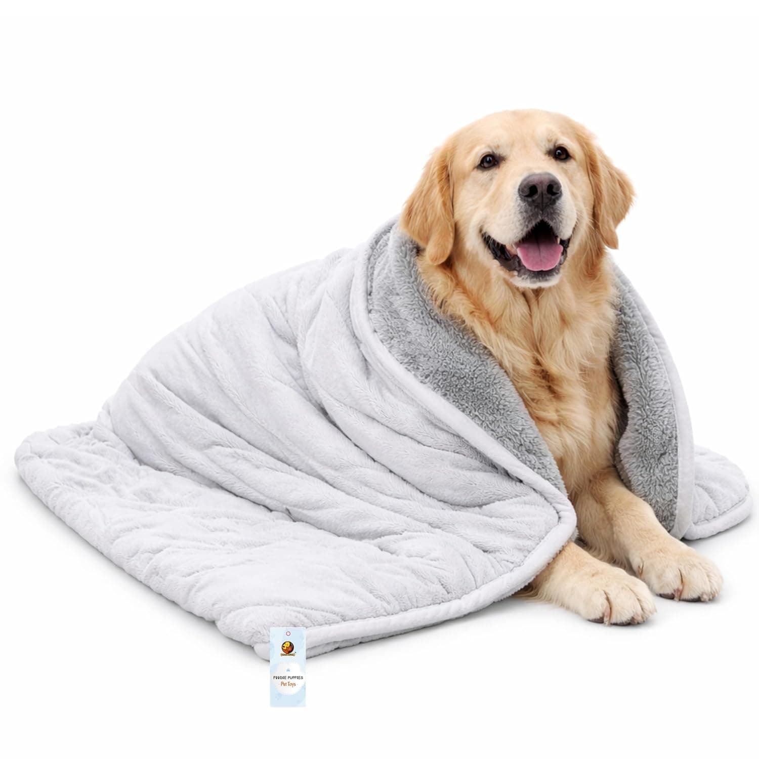 Foodie Puppies 2-in-1 Pet Warm Blanket & Cooling Mat for Dogs & Cats - (XL 100×155 cm) Q-MAX Cold Pet Warm Blanket, Washable Summer Cooling Pad for Bed, Crate, Sofa & Couch