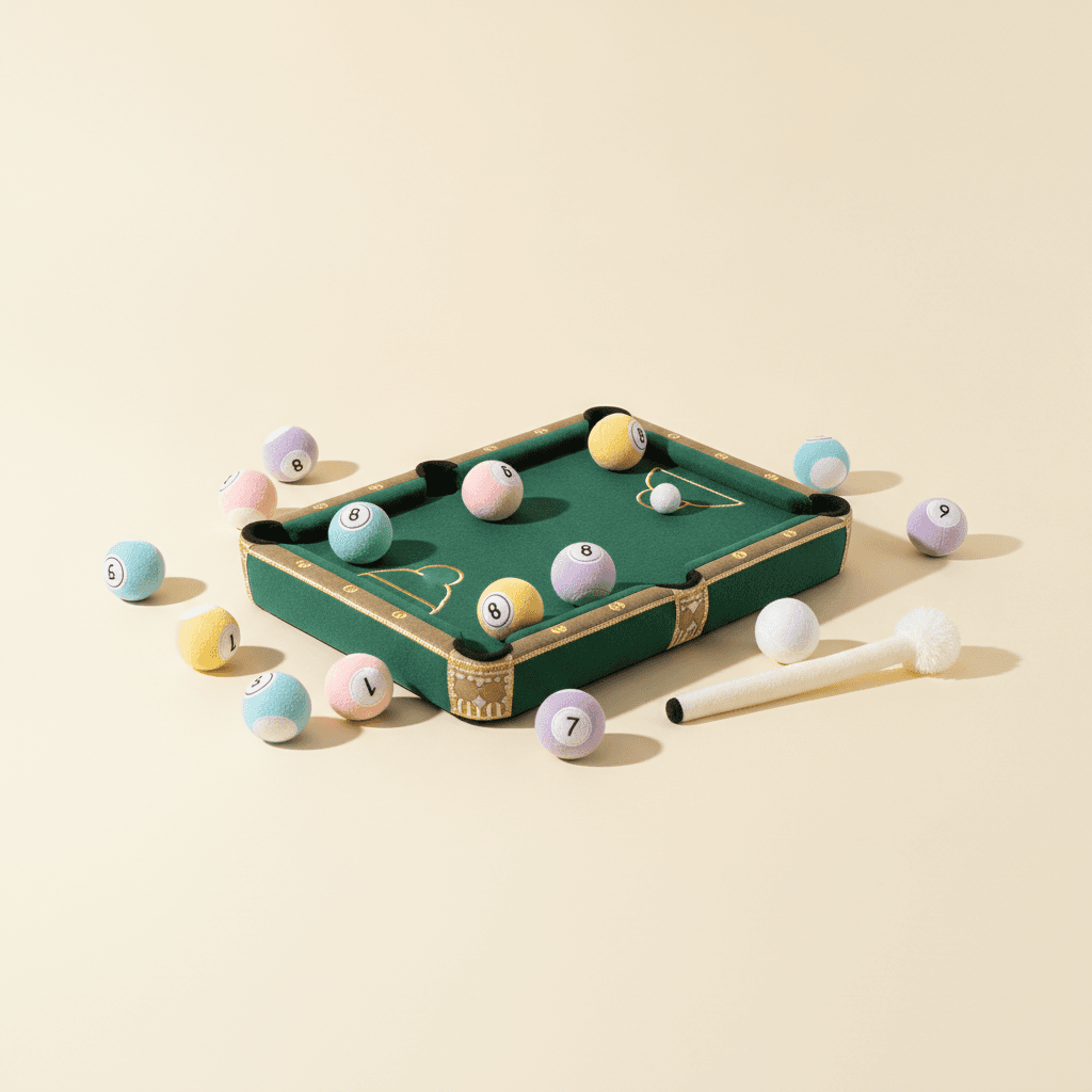 Vetreska Meownooker Cat Toy Set - Interactive Billiard Theme